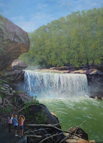 Image of Morning at Cumberland Falls by Wayne Hensley from Williamsburg